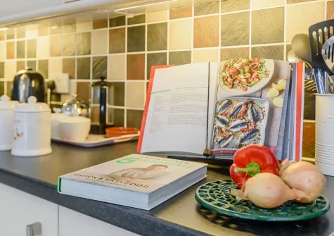 The kitchen at West Pennicknold Barn, Shebbear