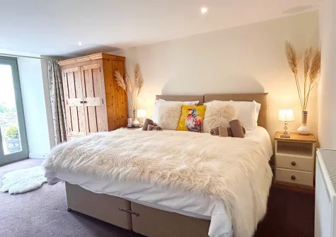 Bedroom #1 at West Pennicknold Barn, Shebbear