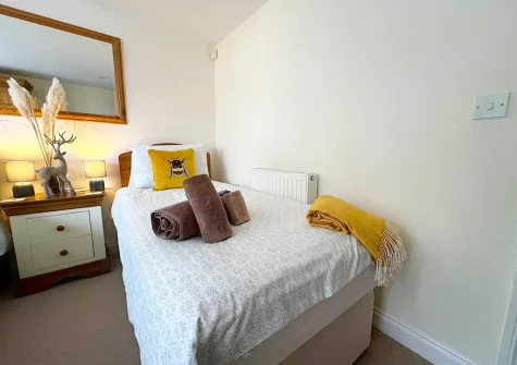 Bedroom #3 at West Pennicknold Barn, Shebbear