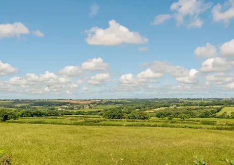 Enjoy far reaching countryside views when you stay at West Pennicknold Barn, Shebbear