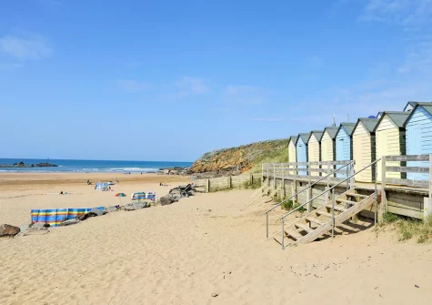 West Pennicknold Barn is an ideal base for exploring the many beautiful sandy beaches