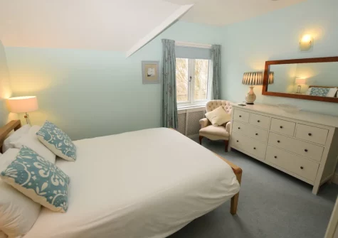 Bedroom #1 at West View Cottage, Beer