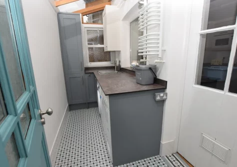 The utility room at West View Cottage, Beer