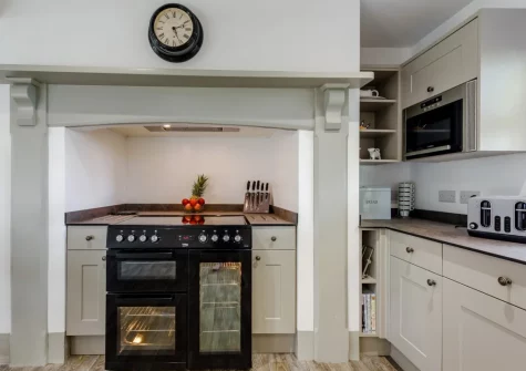 The kitchen at West Wonford House, Milton Damerel
