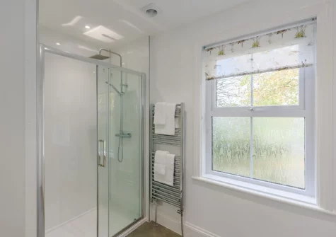 The bathroom at West Wonford House, Milton Damerel