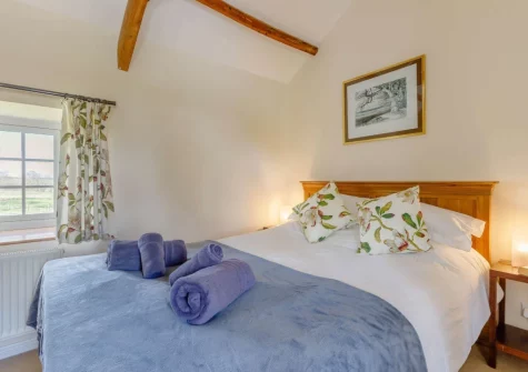 Bedroom #1 at West Yard Cottage, Ashreigney