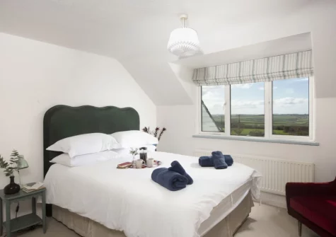 Bedroom #1 at Westaway House, Trelights