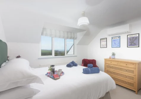Bedroom #1 at Westaway House, Trelights