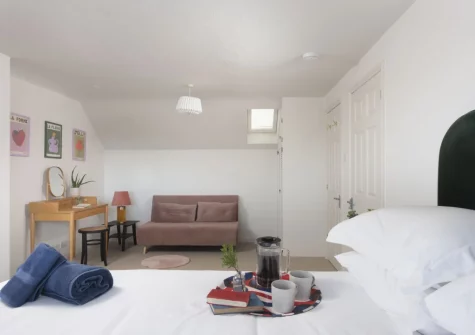 Bedroom #1 at Westaway House, Trelights
