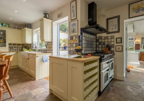 The kitchen at Westfield, Newton Ferrers