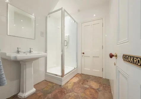 The second floor shower room at Westfield, Newton Ferrers