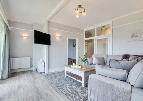 The living room at Westhaven, Trevone