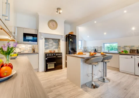 The kitchen at Westhaven, Trevone