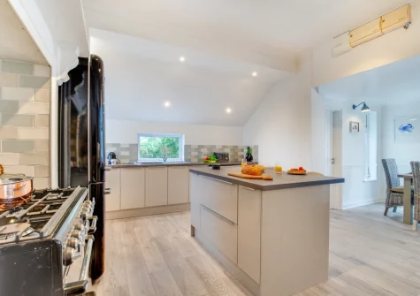 The kitchen at Westhaven, Trevone