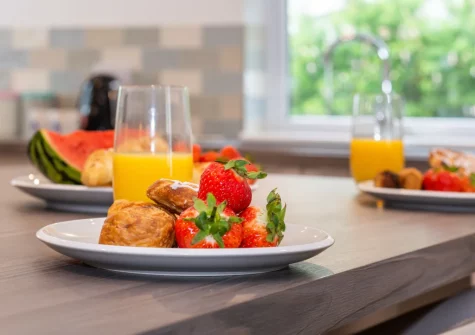 The kitchen at Westhaven, Trevone
