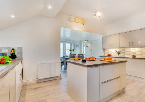 The kitchen at Westhaven, Trevone