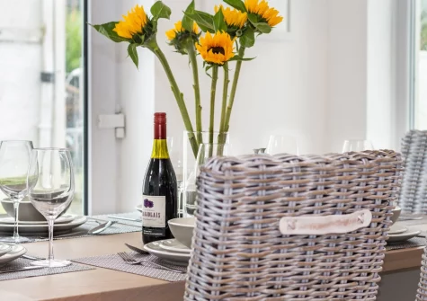 The dining area at Westhaven, Trevone