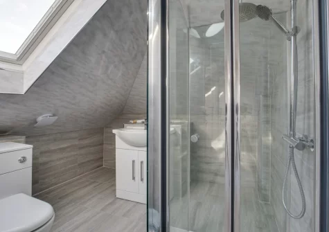 The first floor shower room at Westhaven, Trevone