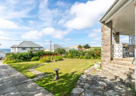 The large garden at Westhaven, Trevone