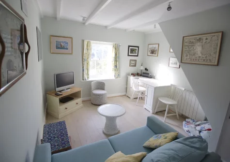 The cosy snug at Westover Cottage, St Mawes