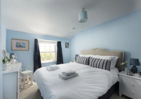 Bedroom #1 at Westover Cottage, St Mawes