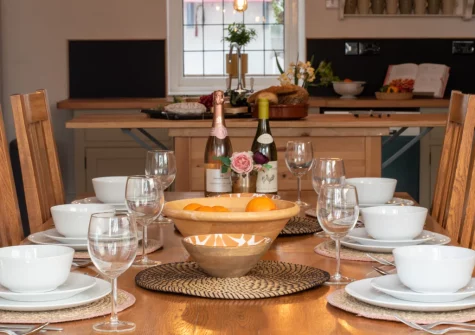 The dining area at Westover House, Croyde