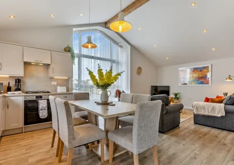 The kitchen & dining area at Westward Breakwater, Westward Ho!