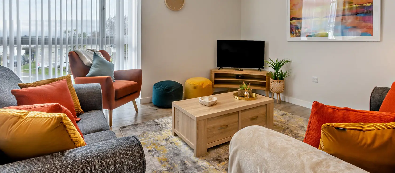 Westward Breakwater, Westward Ho! is a stylish coastal apartment with private hot tub and modern interiors. Just moments from sandy beaches and coastal trails, offering three nautical-themed bedrooms and open-plan living for perfect seaside holidays.