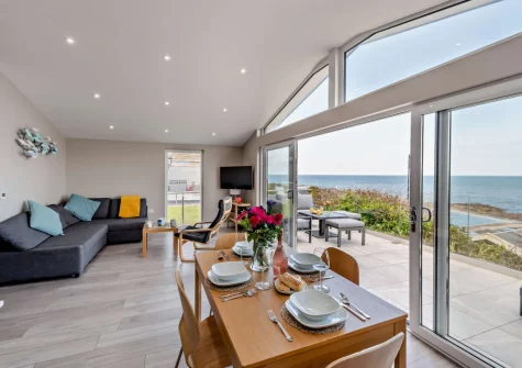 The living & dining area at Westward Home!, Westward Ho!