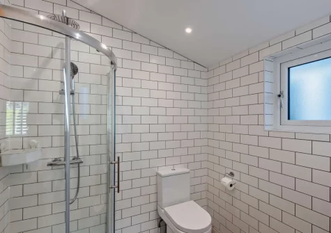 Bedroom #1 ensuite shower room at Westward Home!, Westward Ho!