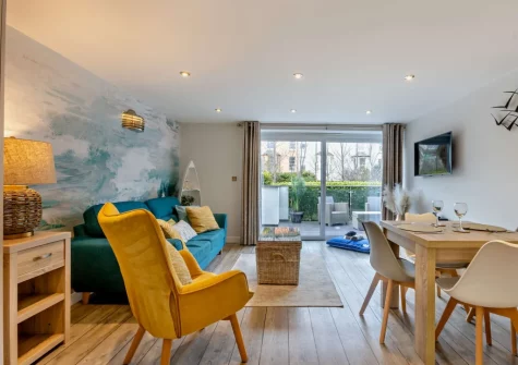 The living & dining area at Westward Pebbleridge, Westward Ho!