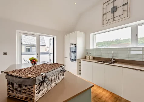 The kitchen at Westward Waves, Westward Ho!