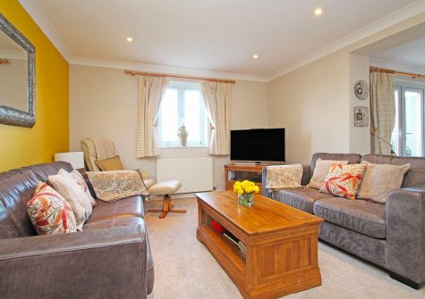 The living area at Wheal Kendall, Mevagissey