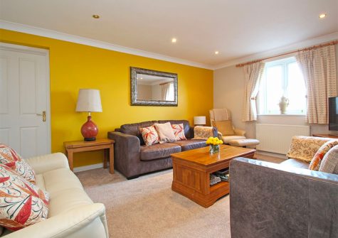 The living area at Wheal Kendall, Mevagissey