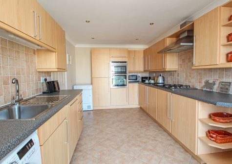 The kitchen at Wheal Kendall, Mevagissey