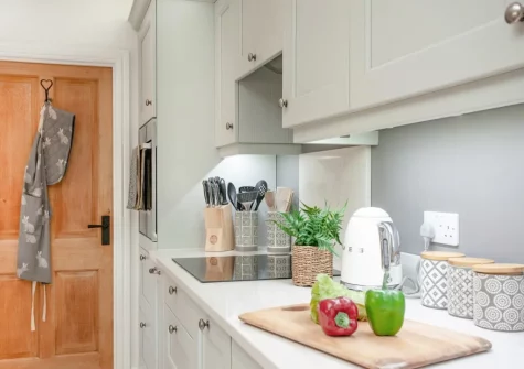 The kitchen at Wheelwright Cottage, Branscombe