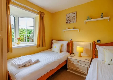 Bedroom #2 at White Cloud Cottage, Brixham