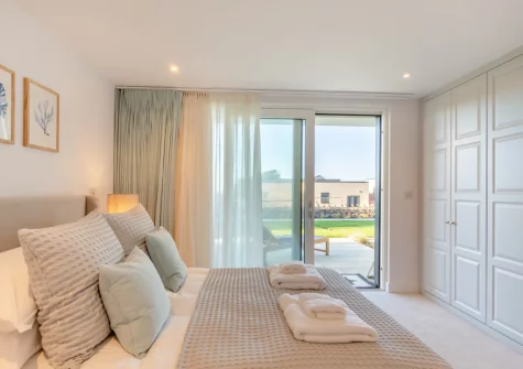 Bedroom #1 at White Dunes, Constantine Bay