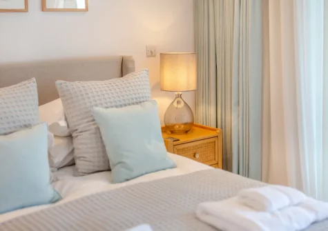 Bedroom #1 at White Dunes, Constantine Bay