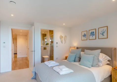 Bedroom #1 at White Dunes, Constantine Bay