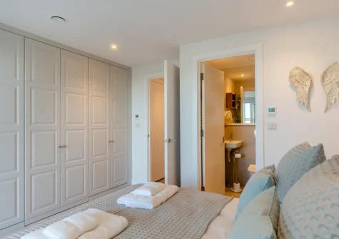 Bedroom #1 at White Dunes, Constantine Bay