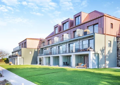 White Dunes ia s beautifully designed apartment in an exclusive development with panoramic views over Constantine Bay