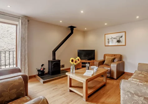 The living room at White Park, Launceston