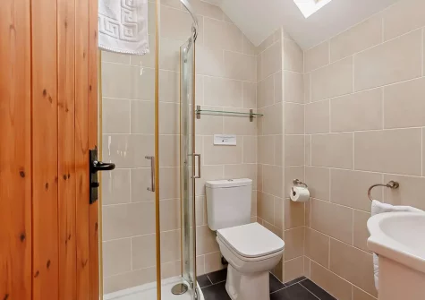 Bedroom #2 en-suite shower room at White Park, Launceston