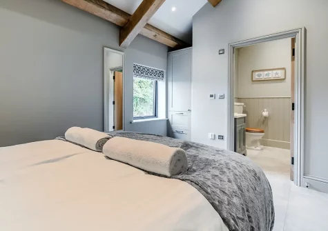 Bedroom #1 at White Rose Barn, Lezerea