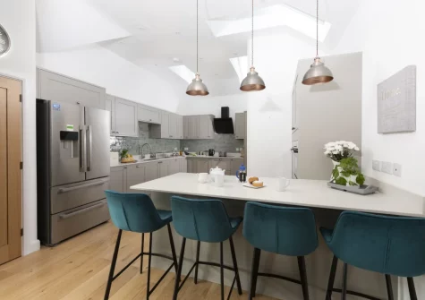 The kitchen at Whitewood, Carnhell Green