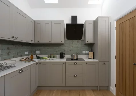 The kitchen at Whitewood, Carnhell Green