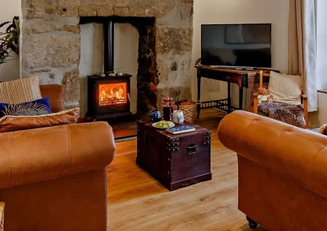 Wild Rose Cottage, Illogan is a characterful former miner's cottage blending historic charm with modern comforts. Featuring a cosy wood burner, enclosed garden, & three comfortable bedrooms, it's perfectly positioned to explore Cornwall's treasures.