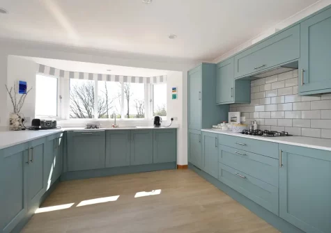 The kitchen at Wildwood, Bude