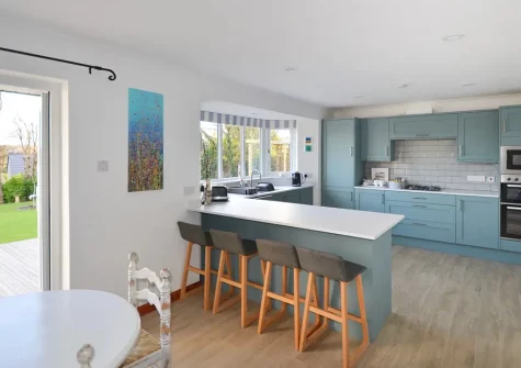 The kitchen at Wildwood, Bude